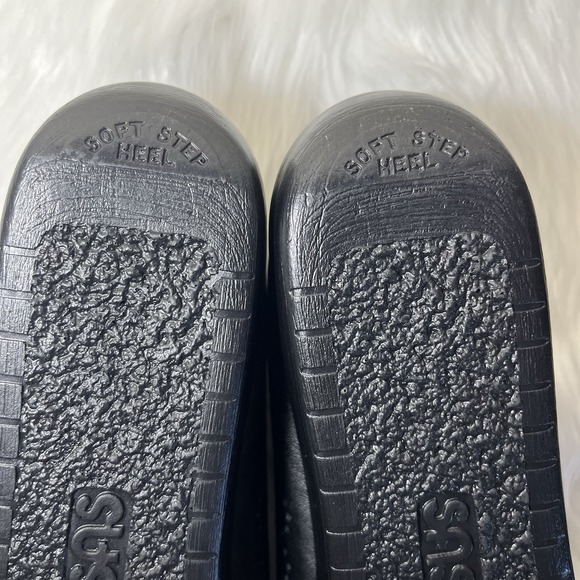 SAS Siesta Lace Up Loafers Women's Sz 10.5 M Black Leather Comfort Tie - Picture 10 of 11